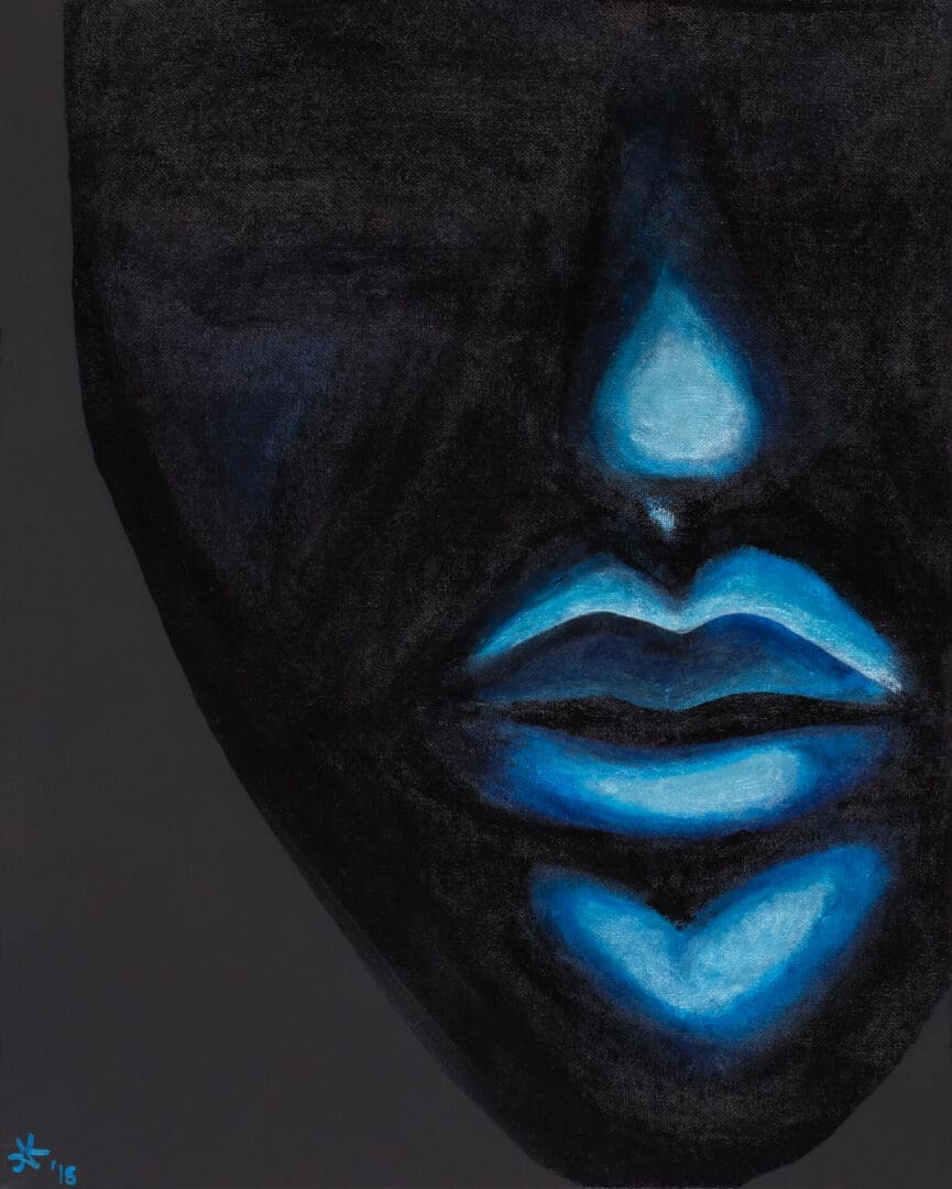 BLUE, an original painting by Ashley Karno